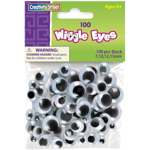 JOGGLE EYES Assorted Sizes Pack of 100