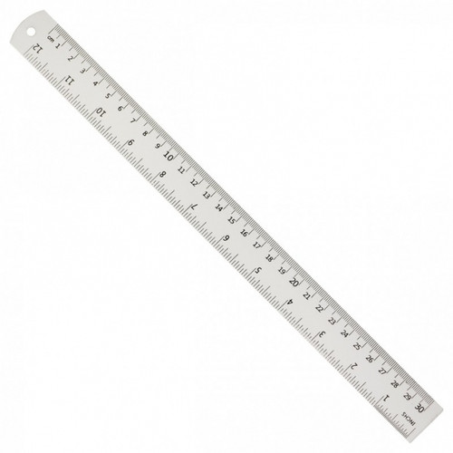 RULER 30CM STAINLESS STEEL