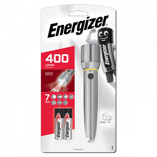 ENERGIZER 400 LUMEN LED METAL VISION HD TORCH