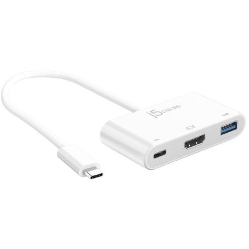 J5create JCA379 USB-C TYPE-C to HDMI & USB 3.0 with Power Delivery Adaptor Hub