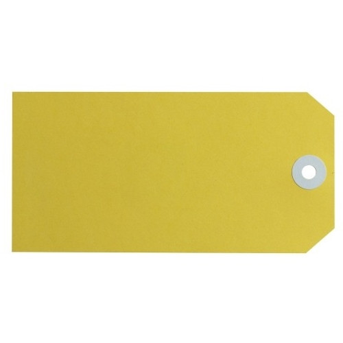 AVERY SHIPPING TAGS SIZE 6 134X67MM YELLOW BX1000