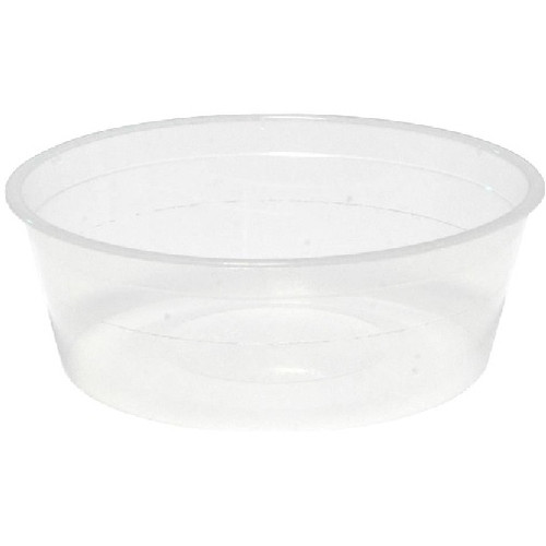 CONTAINER SMALL ROUND 70ML CLEAR (T2RD) C-PP0556