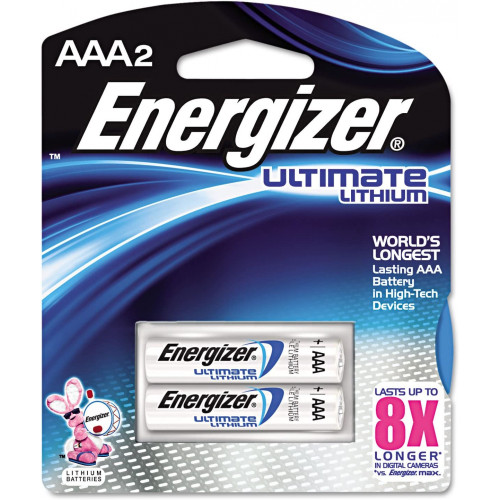 ENERGIZER L92BP2 AAA LITHIUM BATTERIES 8021203615