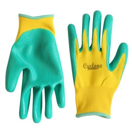 Cyclone Medium Kids Garden Gloves Sized to Suit Kids Aged 5+