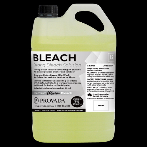 Provada Bleach 7% Chlorine 5L