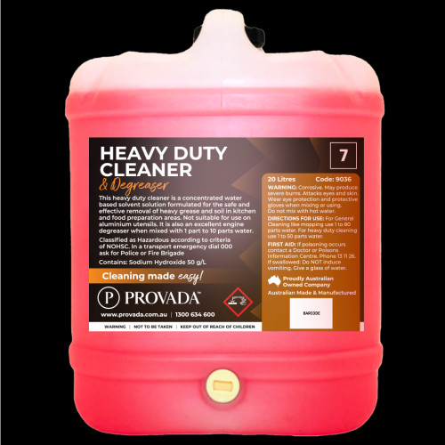 Provada Heavy Duty Cleaner (HDC) and Degreaser 20L
