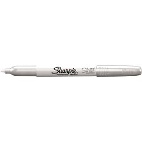 SHARPIE METALLIC MARKER Permanent 1.0mm Silver, Each