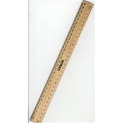 OSMER WOODEN RULER 30cm Pack of 25
