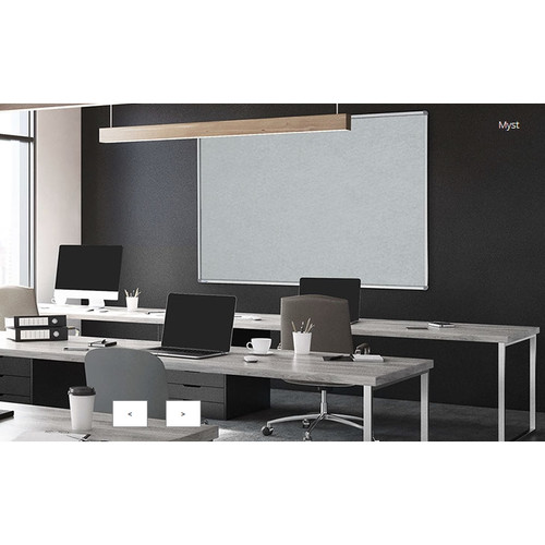 Visionchart Smooth Velour Pinboard, Velcro Receptive 600 X 450mm -Myst Colour with Aluminium Frame
Custom Made 10-15 Business Days