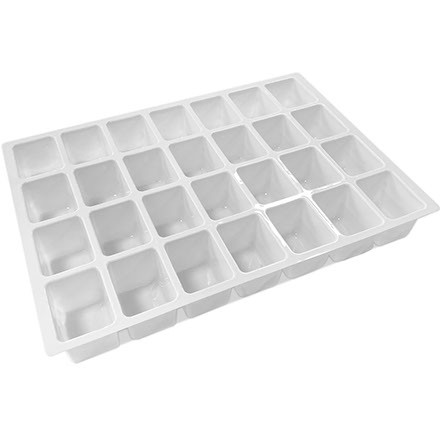 Tote Tray Section Insert White