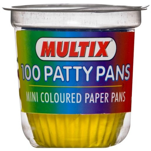 COLOURED LARGE PATTY CASES MULTIX PK100
