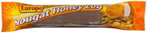EUROPE NOUGAT HONEY LOG 40GM