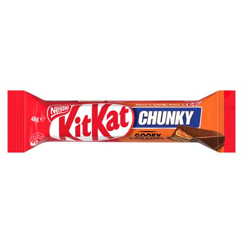 NESTLE KIT KAT CHUNKY CARAMEL CHOCOLATE BAR 48GM