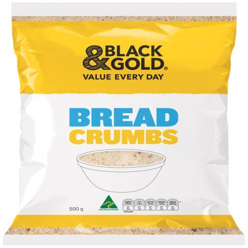 BLACK & GOLD BREAD CRUMBS 500GM