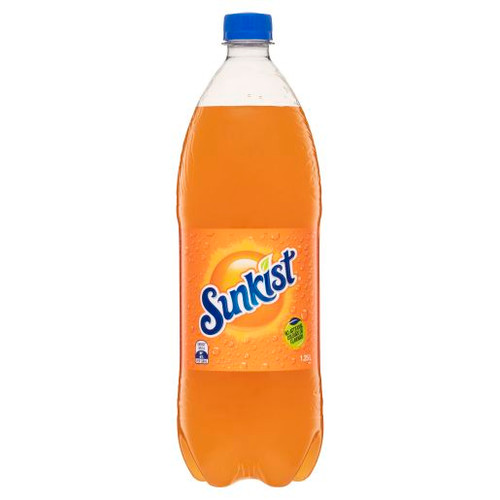 SUNKIST ORANGE SOFT DRINK 1.25L