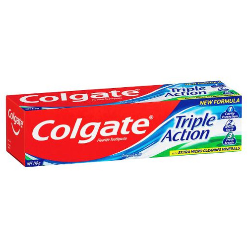 COLGATE TOOTHPASTE TRIPLE ACTION 110GM