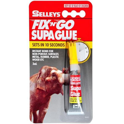 SELLEYS FIX N GO SUPA GLUE 3ML