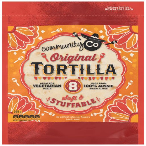 COMMUNITY CO ORIGINAL TORTILLAS 8PK