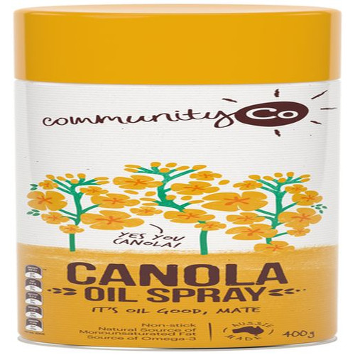 COMMUNITY CO CANOLA OIL SPRAY 400GM