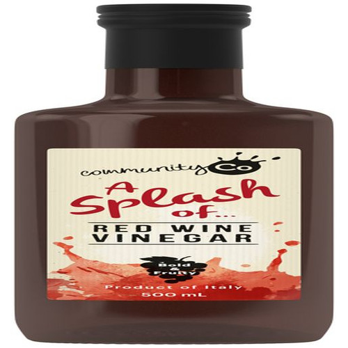 COMMUNITY CO RED WINE VINEGAR 500ML