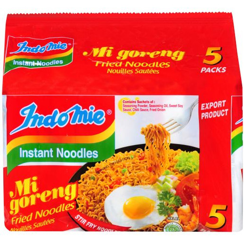 INDOMIE MI GORENG INSTANT NOODLE FRIED 5 PACK 425GM