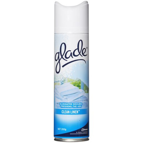 GLADE CLEAN LINEN AIR FRESHENER AEROSOL 200GM