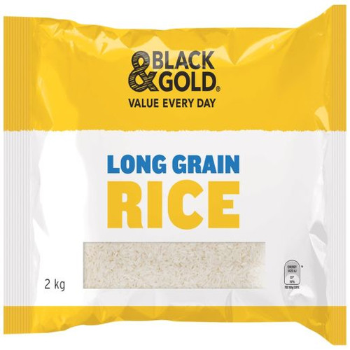 BLACK & GOLD RICE LONG GRAIN 2KG
