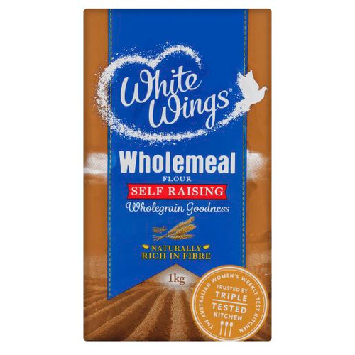 WHITE WINGS WHOLEMEAL SELF RAISING FLOUR 1KG