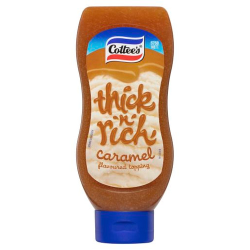 COTTEES SQUEEZY CARAMEL TOPPING 575GM