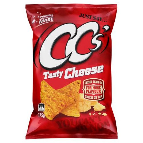 CC'S TASTY CHEESE CORN CHIPS 175GM