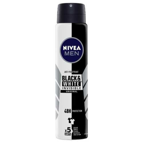 NIVEA MEN INVISIBLE AEROSOL ANTIPERSPIRANT 250ML