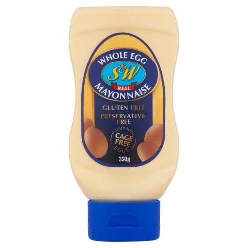 S&W WHOLE EGG MAYONNAISE SQUEEZE 320GM
