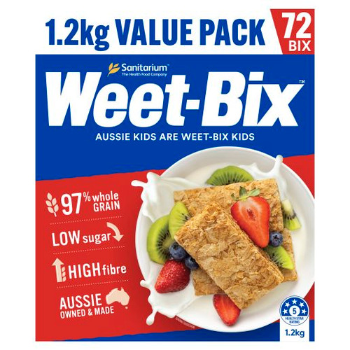 SANITARIUM WEET-BIX BREAKFAST CEREAL 1.2KG