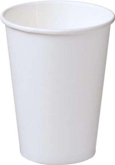 CAST AWAY SINGLE WALL WHITE PAPER CUP 355ML (CA-SW12-WHT) 50S