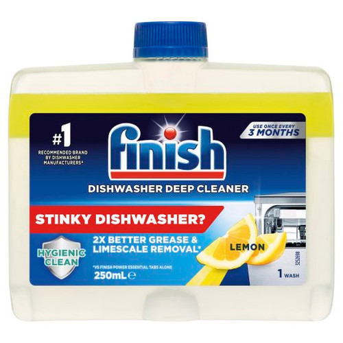 FINISH LEMON DISHWASHER CLEANER 250ML