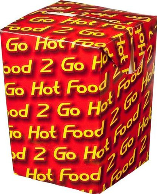 CAST AWAY HOT FOOD 2 GO CARDBOARD CHIP BOX CONTAINER (CA-CBX-HF2G) 50S