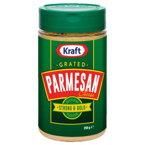 KRAFT CHEESE PARMESAN GRATED 250GM