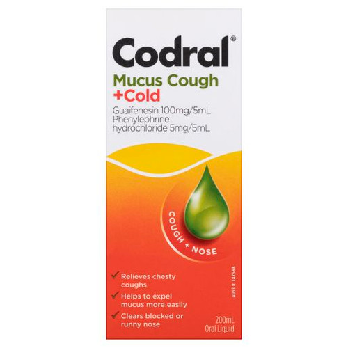 CODRAL RELIEF MUCUS COUGH & COLD 200ML