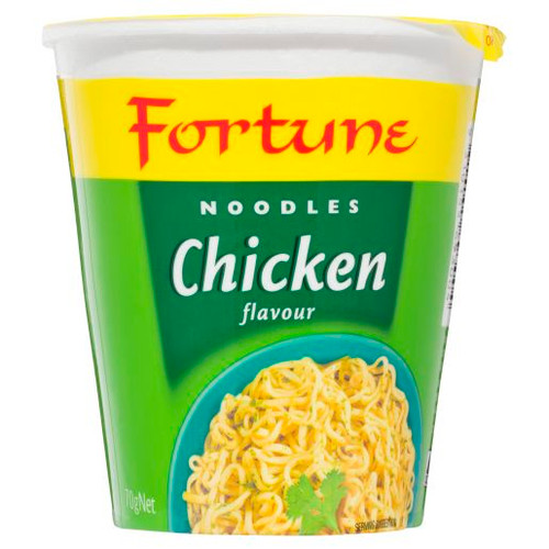 FORTUNE CHICKEN NOODLE CUP 70GM (Carton of 12)