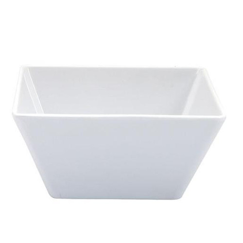 TRENTON BOWL SQUARE WHITE 180 x 85mm (EACH)