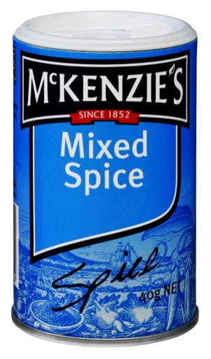 MCKENZIES MIXED SPICE 40GM (Carton of 8)