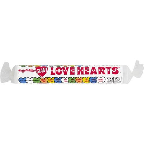 SWIZZEL GIANT LOVE HEARTS 39GM (Carton of 24)