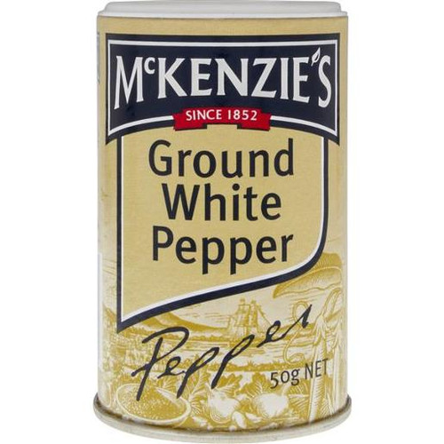 MCKEN PEPPER WHITE GROUND 50GM (Carton of 8)