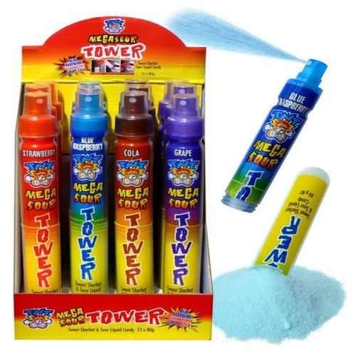TNT SOUR MEGA TOWER 80GM (Carton of 12)