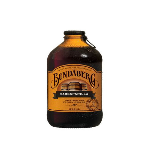 BUNDABERG SARSAPARILLA SOFT DRINK 375ML (Carton of 12)