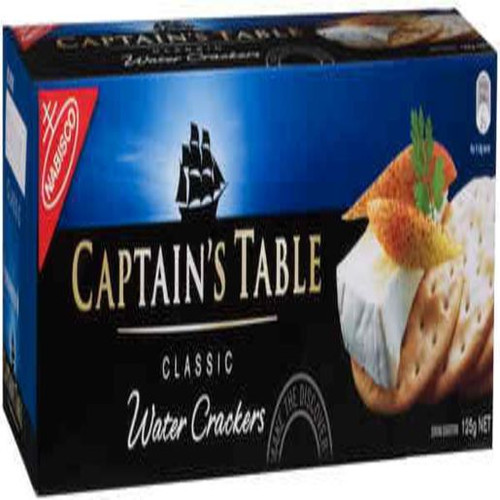 NABISCO CAPTAIN TABLE CLASSIC 125GM (Carton of 16)