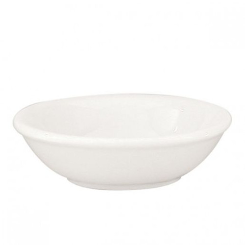 TRENTON WHITE BUTTER AND SAUCE DISH 100MM (Carton of 24)