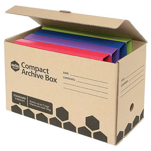 MARBIG ARCHIVE BOX COMPACT 2PK