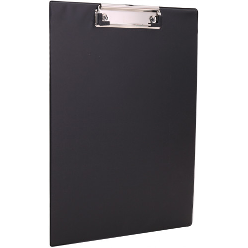 DELI PVC CLIPBOARD A4 Black (Box of 24)
