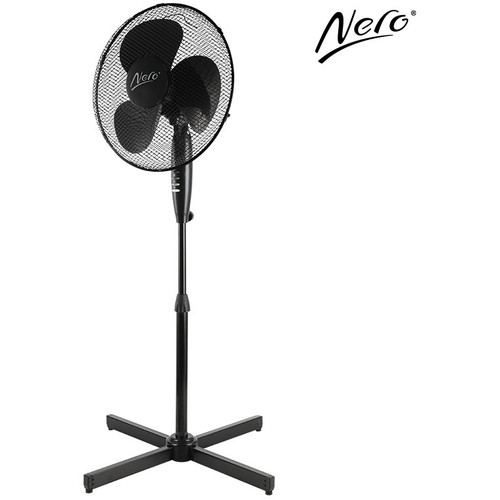 Nero Black Pedestal Fan 40cm, Each